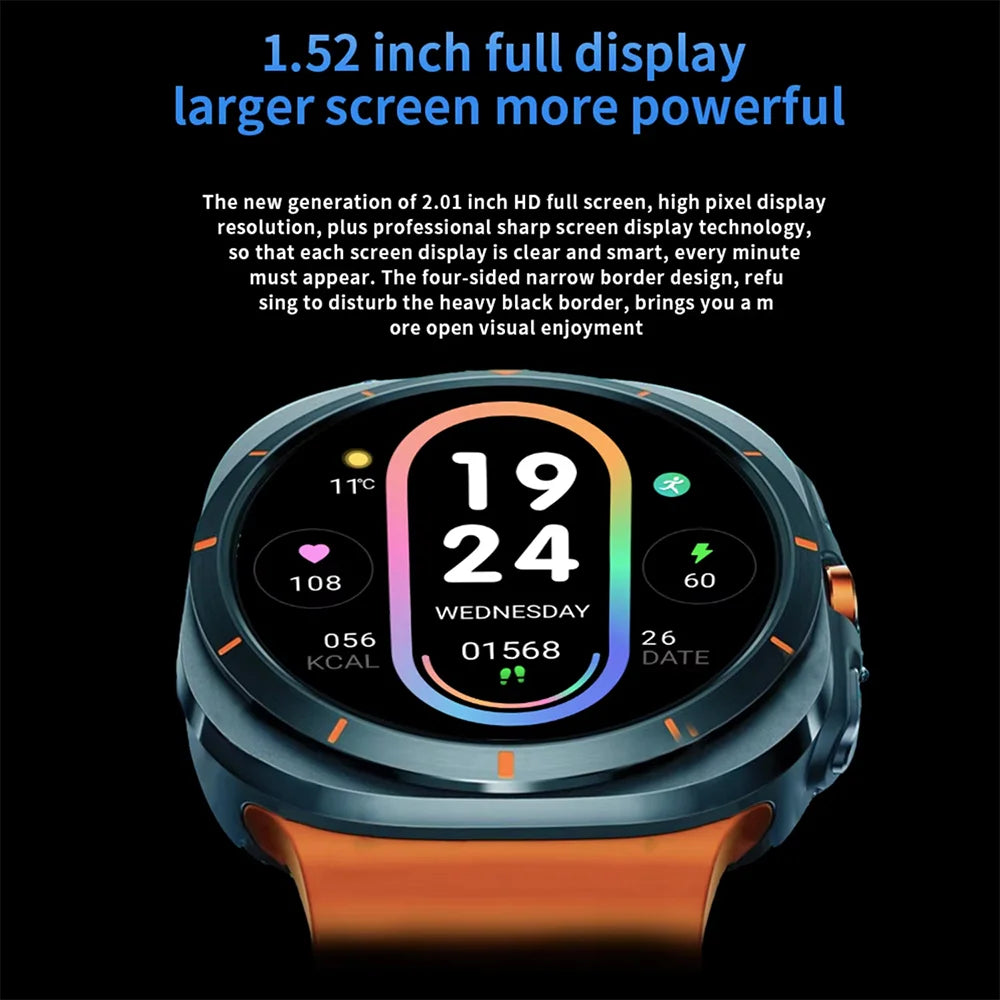 LAXASFIT 2025 New Smartwatch GT7 Ultra 1.52-inch AMOLED HD Display Bluetooth Talking Sports Smartwatch Men Women Watch Gift