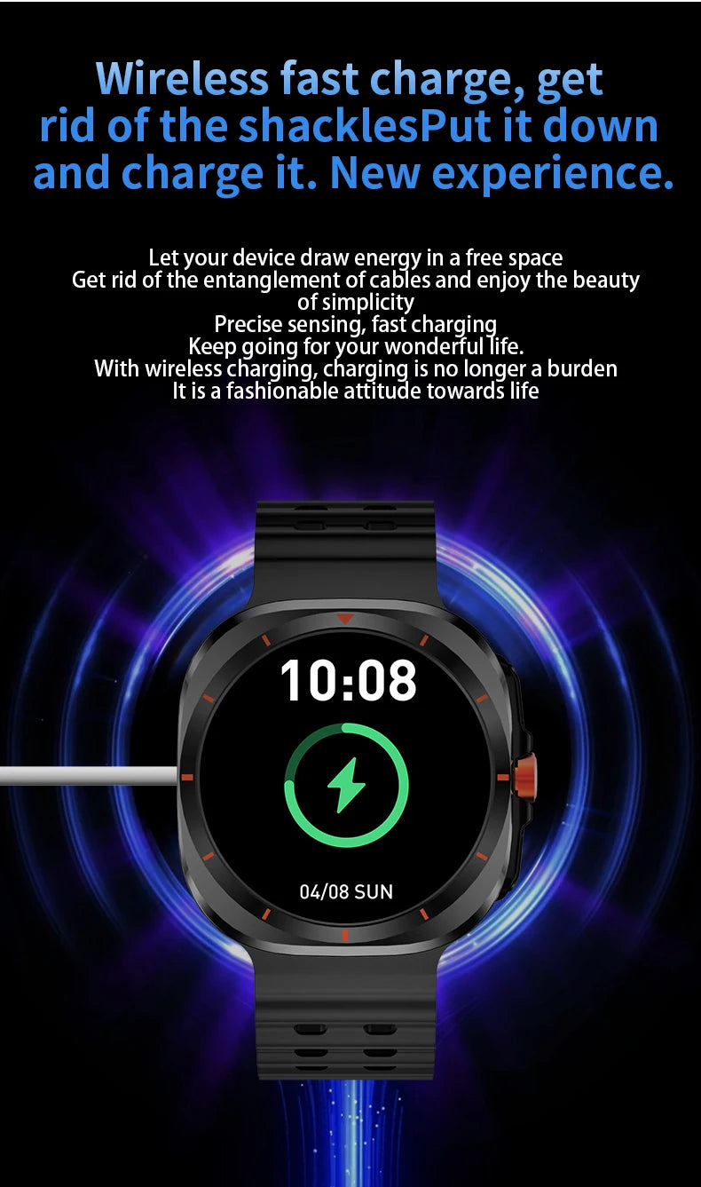 LAXASFIT 2025 New Smartwatch GT7 Ultra 1.52-inch AMOLED HD Display Bluetooth Talking Sports Smartwatch Men Women Watch Gift