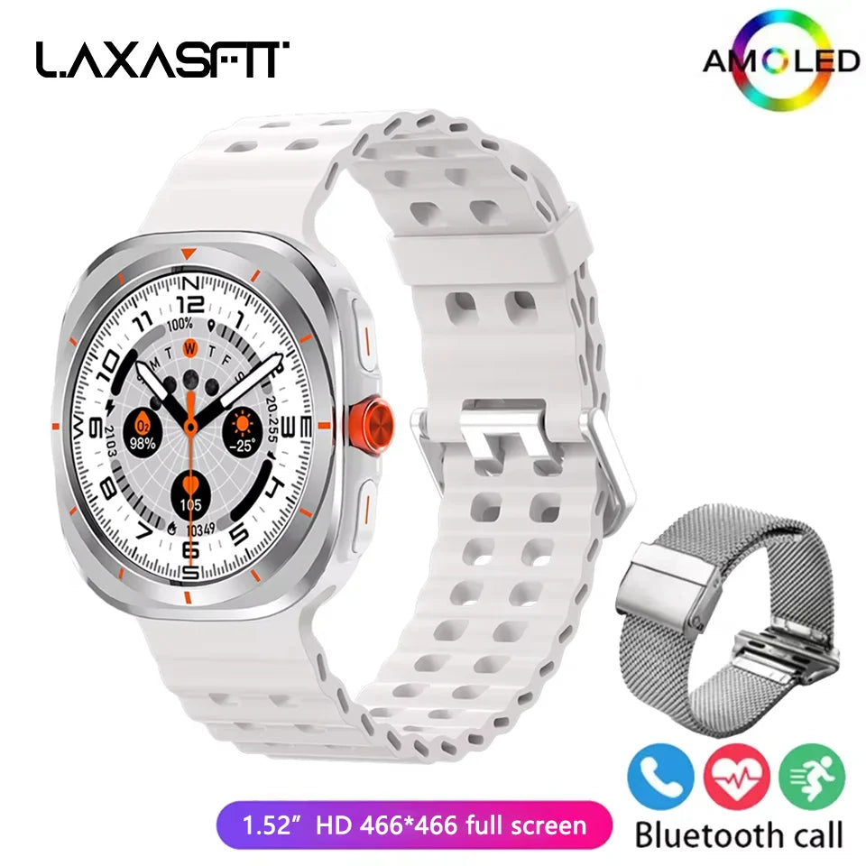 LAXASFIT 2025 New Smartwatch GT7 Ultra 1.52-inch AMOLED HD Display Bluetooth Talking Sports Smartwatch Men Women Watch Gift