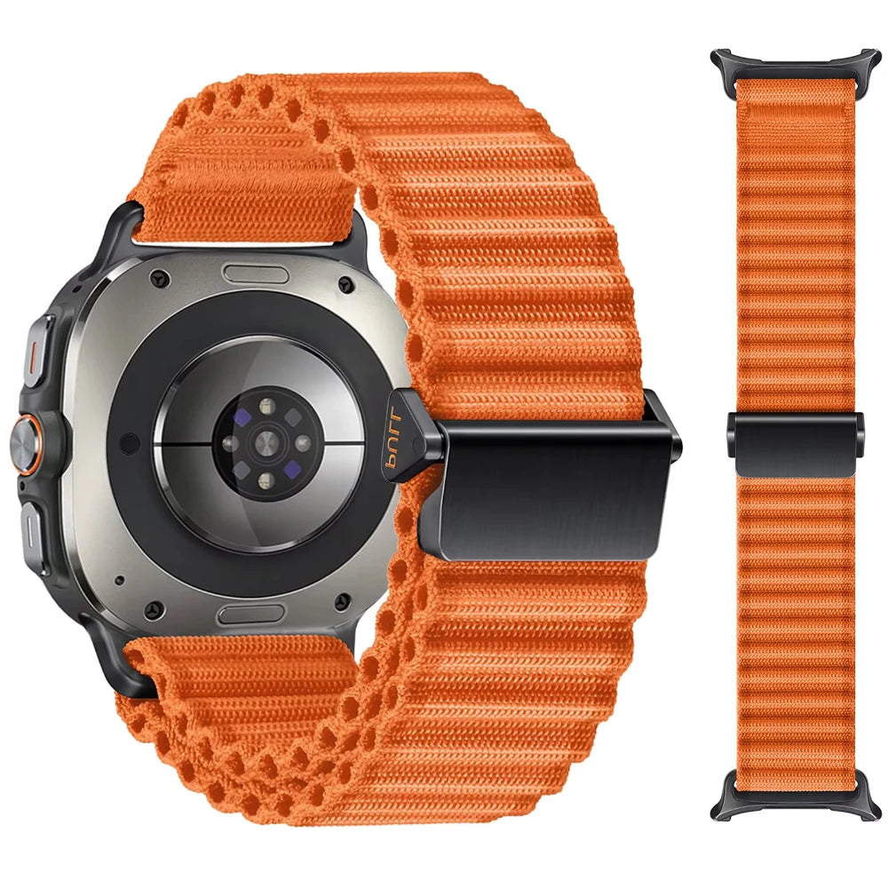 Nylon Strap For Samsung Galaxy Watch Ultra 47mm Breathable sports replacement wristband For Galaxy Ultra Bracelet accessories