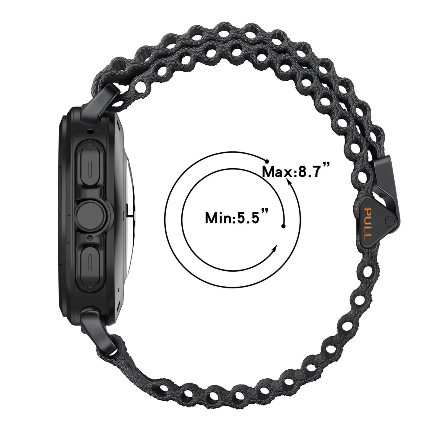 Nylon Strap For Samsung Galaxy Watch Ultra 47mm Breathable sports replacement wristband For Galaxy Ultra Bracelet accessories