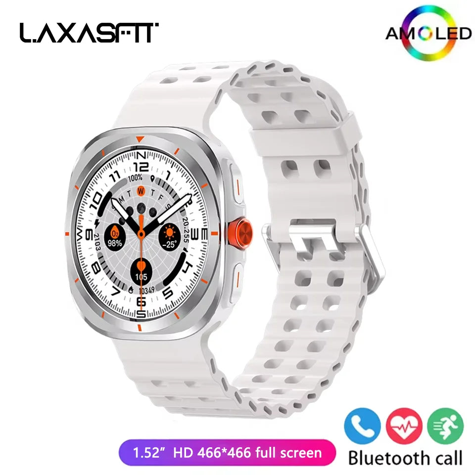 LAXASFIT 2025 New Smartwatch GT7 Ultra 1.52-inch AMOLED HD Display Bluetooth Talking Sports Smartwatch Men Women Watch Gift