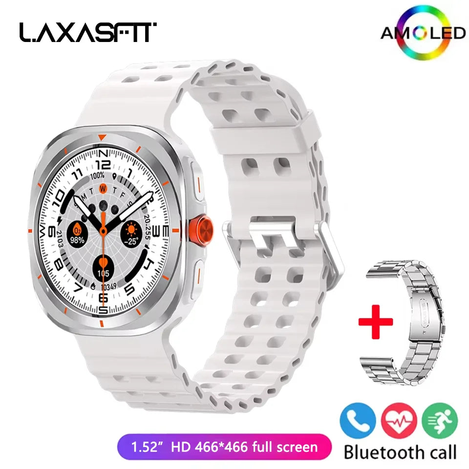 LAXASFIT 2025 New Smartwatch GT7 Ultra 1.52-inch AMOLED HD Display Bluetooth Talking Sports Smartwatch Men Women Watch Gift