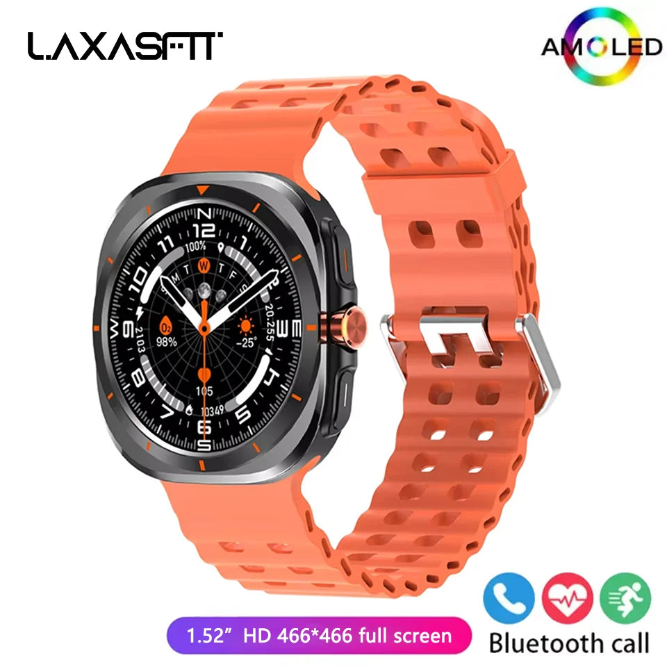 LAXASFIT 2025 New Smartwatch GT7 Ultra 1.52-inch AMOLED HD Display Bluetooth Talking Sports Smartwatch Men Women Watch Gift