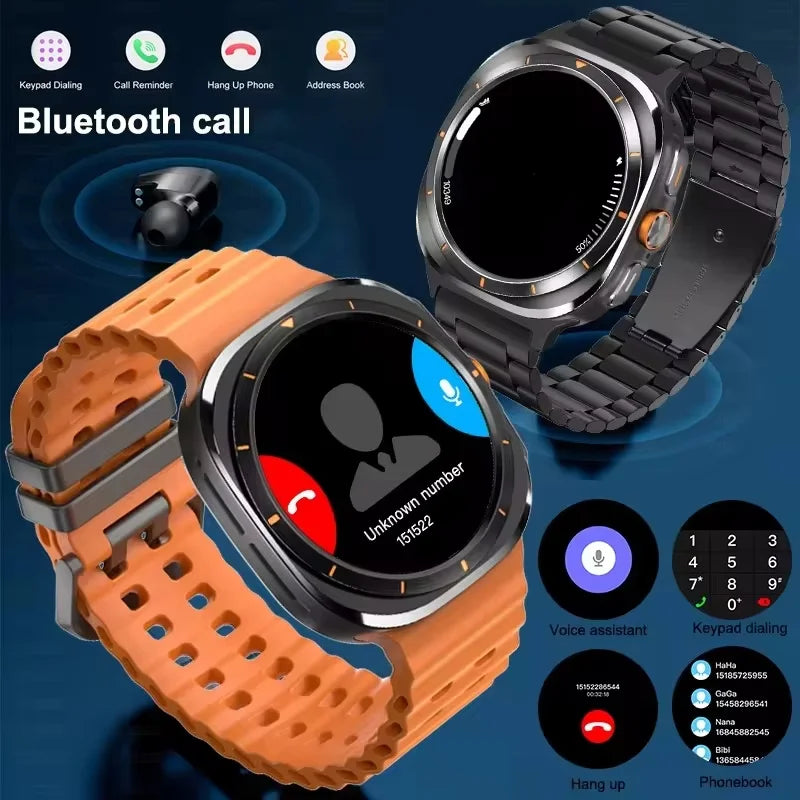 LAXASFIT 2025 New Smartwatch GT7 Ultra 1.52-inch AMOLED HD Display Bluetooth Talking Sports Smartwatch Men Women Watch Gift