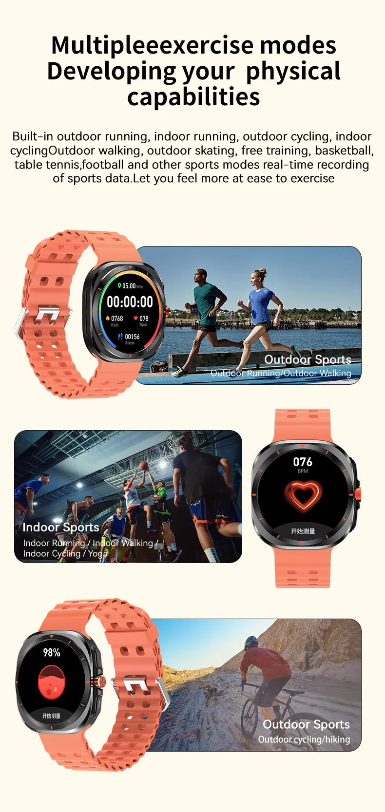 LAXASFIT 2025 New Smartwatch GT7 Ultra 1.52-inch AMOLED HD Display Bluetooth Talking Sports Smartwatch Men Women Watch Gift